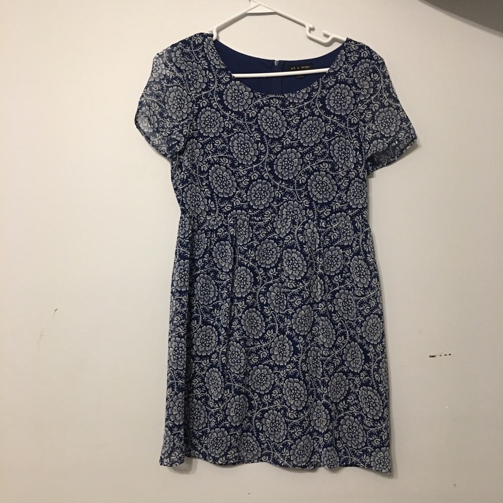 Floral mini dress